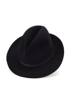 Voyager Rollable Trilby -Lock and Co. Hatters Store VOYAGER ROLLABLE TRILBY BLACK Product Shot 1