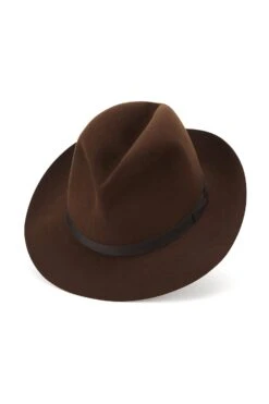 Voyager Rollable Trilby -Lock and Co. Hatters Store VOYAGER ROLLABLE TRILBY DARK BROWN Product Shot 1