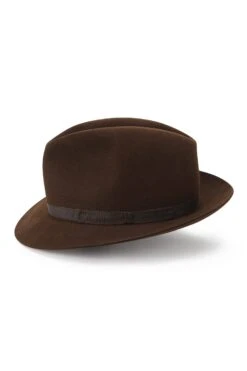 Wetherby Trilby -Lock and Co. Hatters Store WETHERBY TRILBY BROWN Product Shot 2