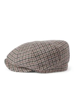 Whitebridge Mini-Check Bakerboy Cap -Lock and Co. Hatters Store WHITEBRIDGE MINI CHECK BAKERBOY CAP 2