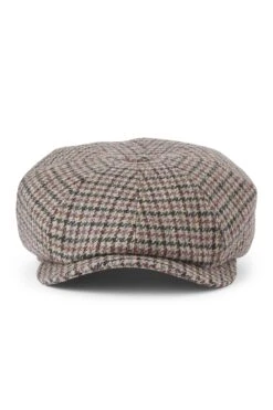 Whitebridge Mini-Check Bakerboy Cap -Lock and Co. Hatters Store WHITEBRIDGE MINI CHECK BAKERBOY CAP 3